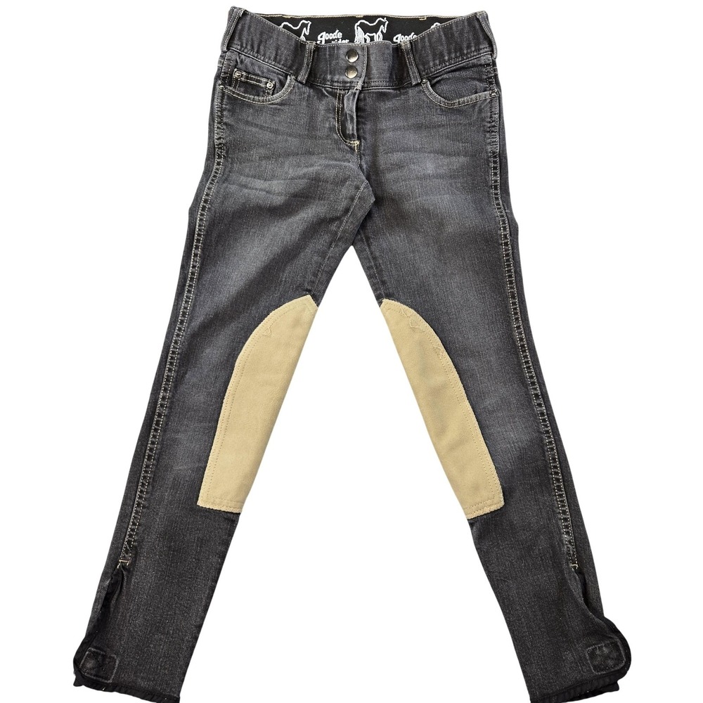 Goode Rider Jeans Womens 24R‎ Gray Skinny Slim Stretch Ankle Zip 29 Inseam